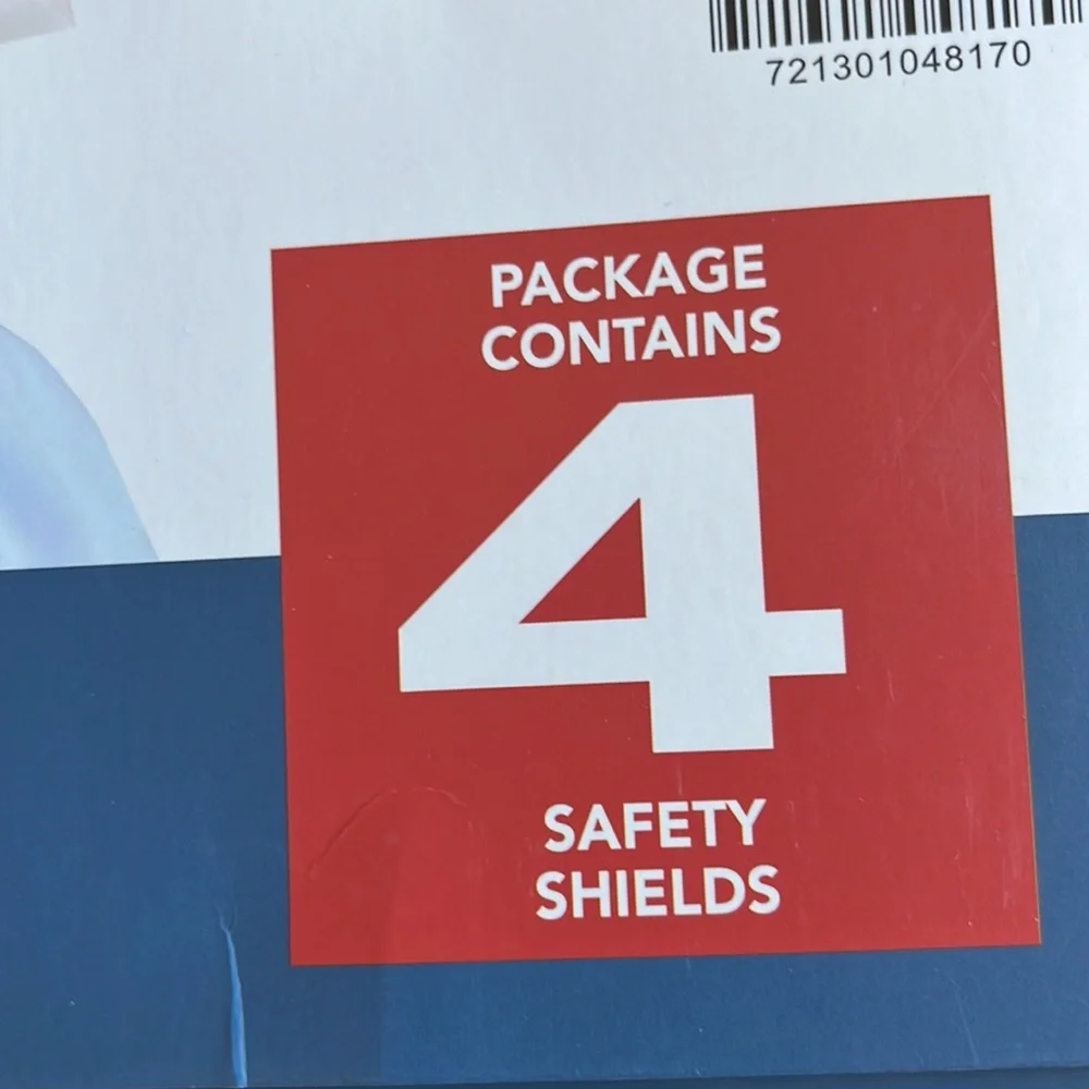 Face Shields Masks New in Box set of 4